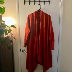 Free People Red Trench Coat